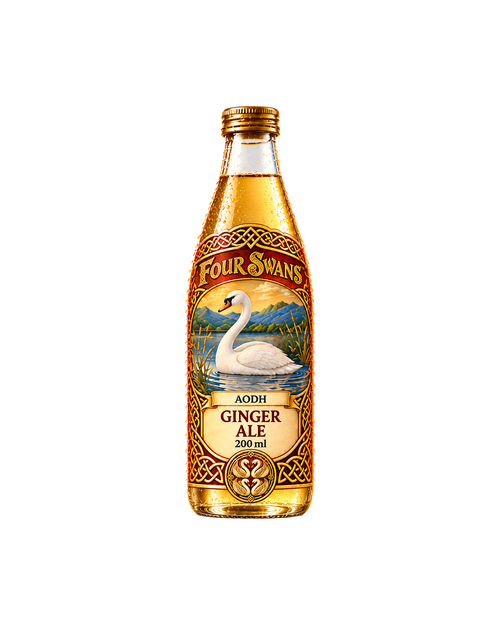 Four Swans Ginger Ale 200ml bottle, Kneecap Drinks