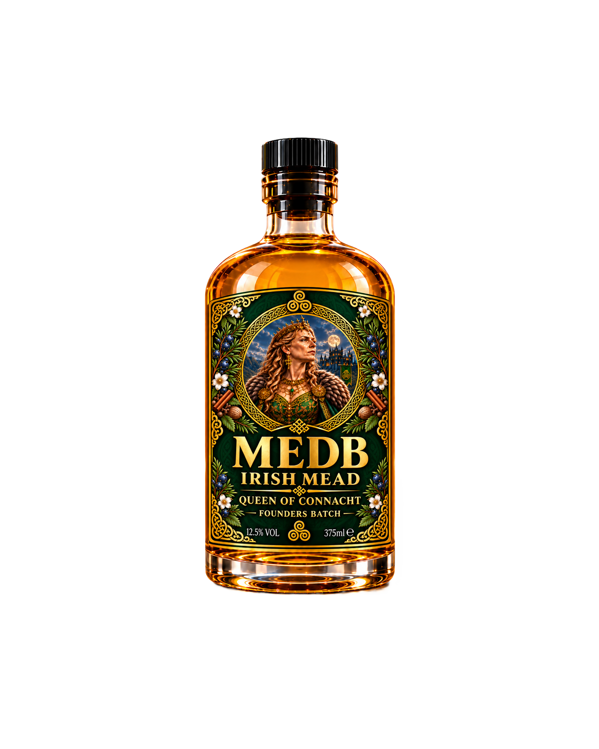 MEDB Irish Mead Founders Batch 375ml bottle, Kneecap Drinks