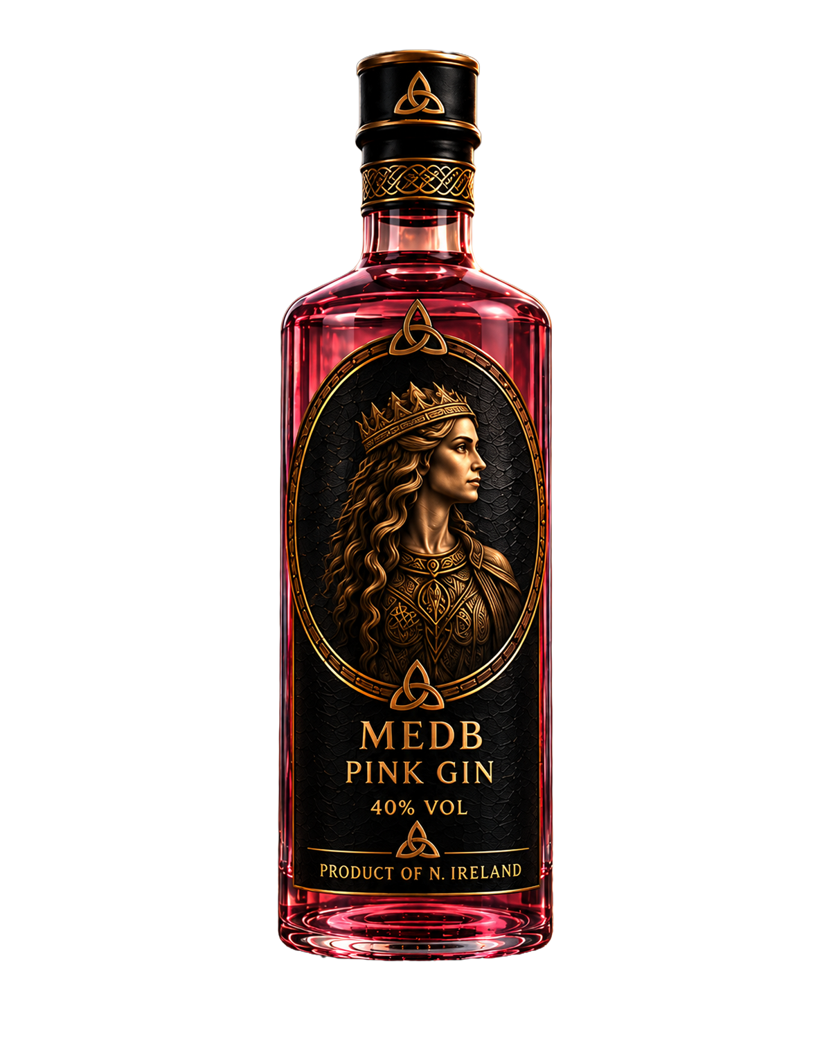 MEDB Pink Gin 700ml bottle, Kneecap Drinks